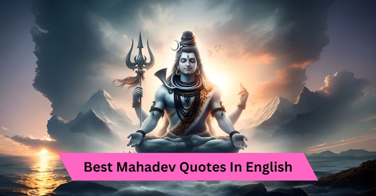 Mahadev quotes in English